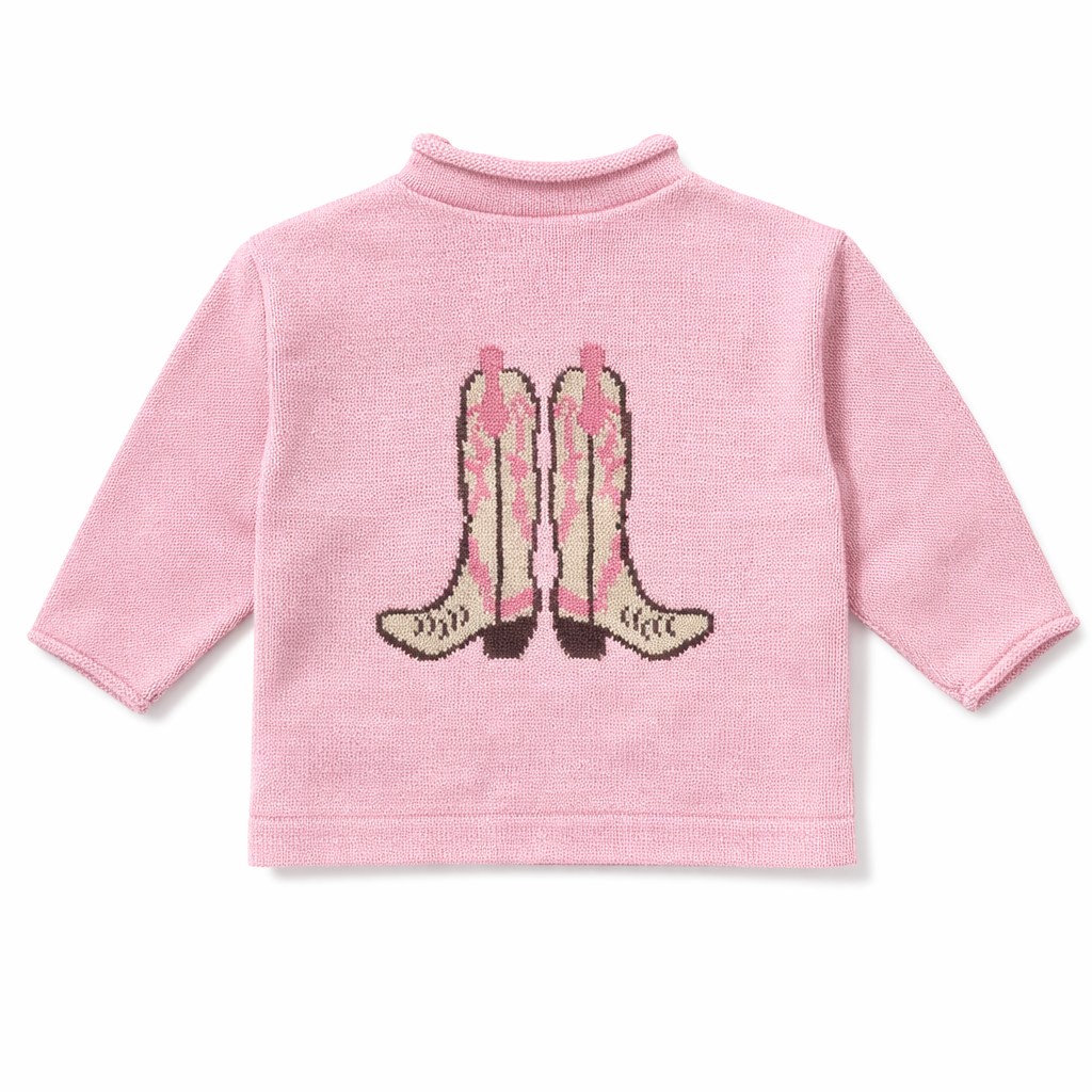 Sweater | Headed West Pink by Bushel & a Peck