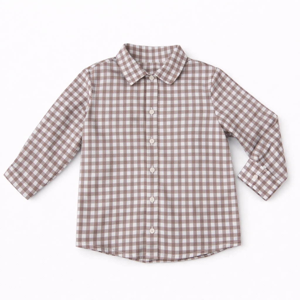 Casey Buttondown | Lakewood Gingham by Bushel & a Peck
