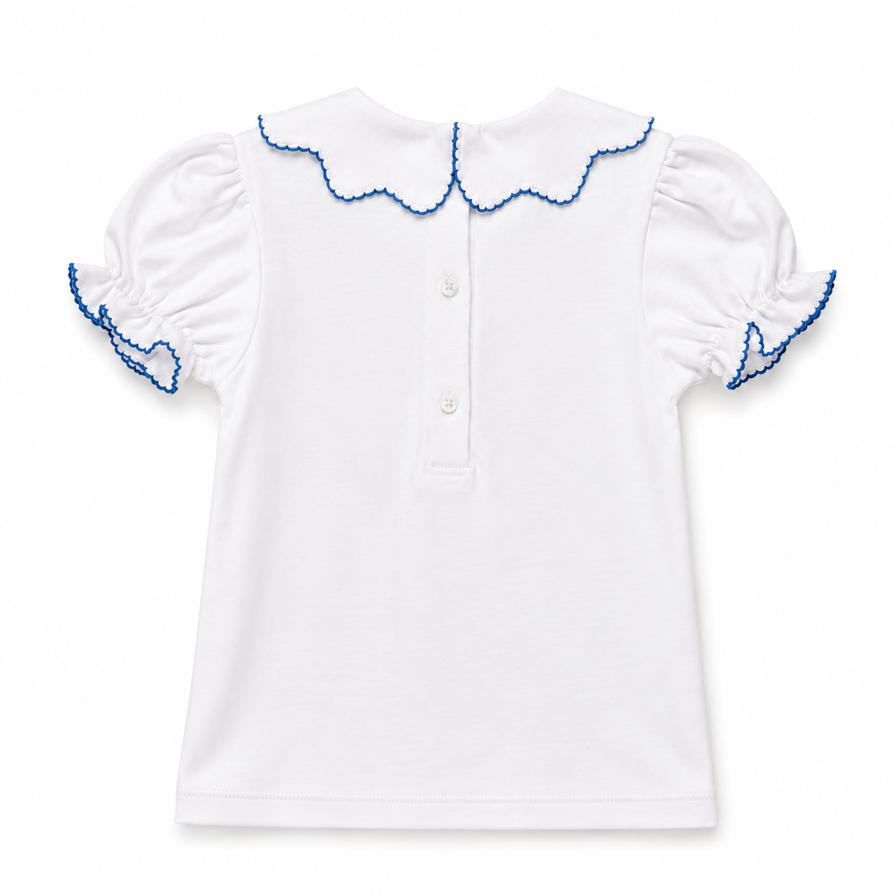 Emmy Scalloped Top | Primary Petals, additional view
