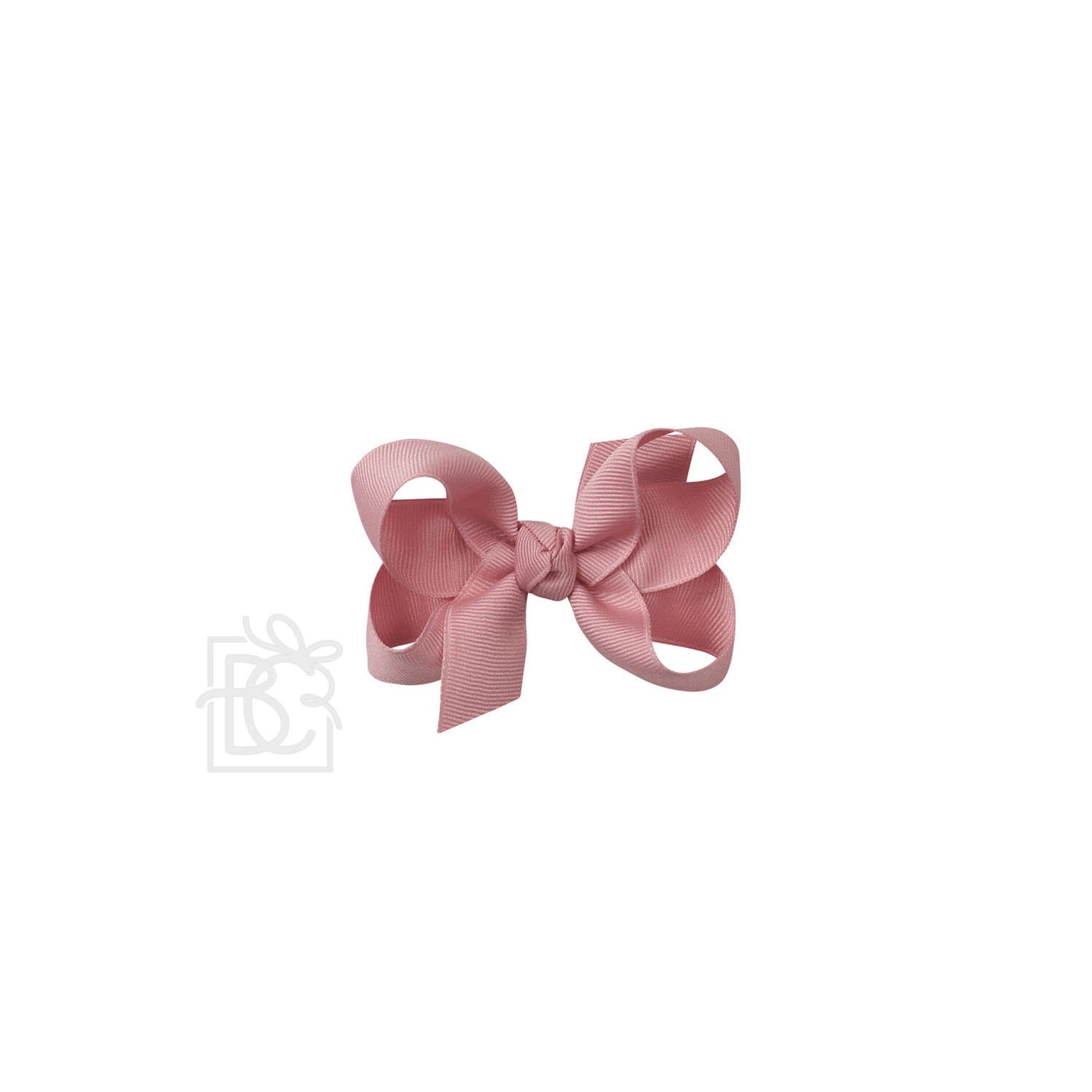 Medium Antique Mauve Signature Grosgrain Hair Bow by Beyond Creations