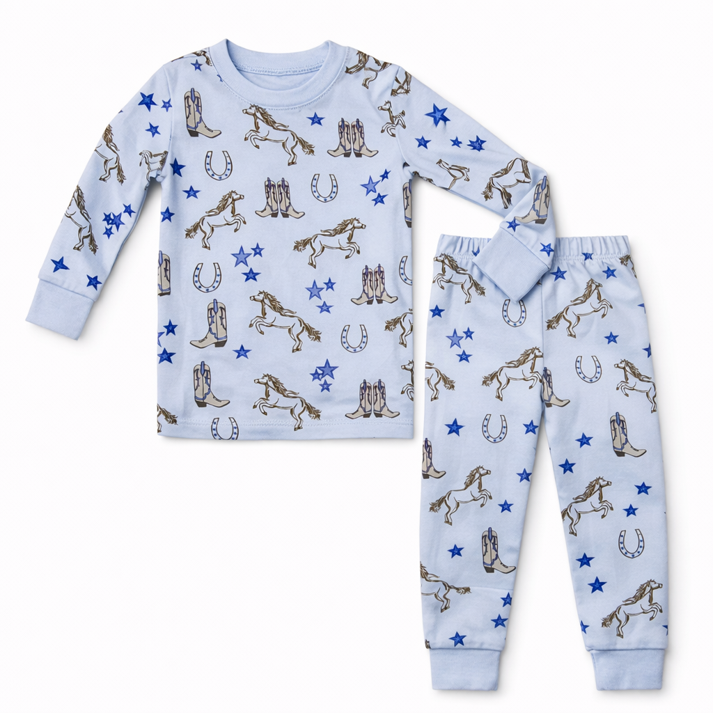 2 Piece Jammies | Headed West Boys by Bushel & a Peck